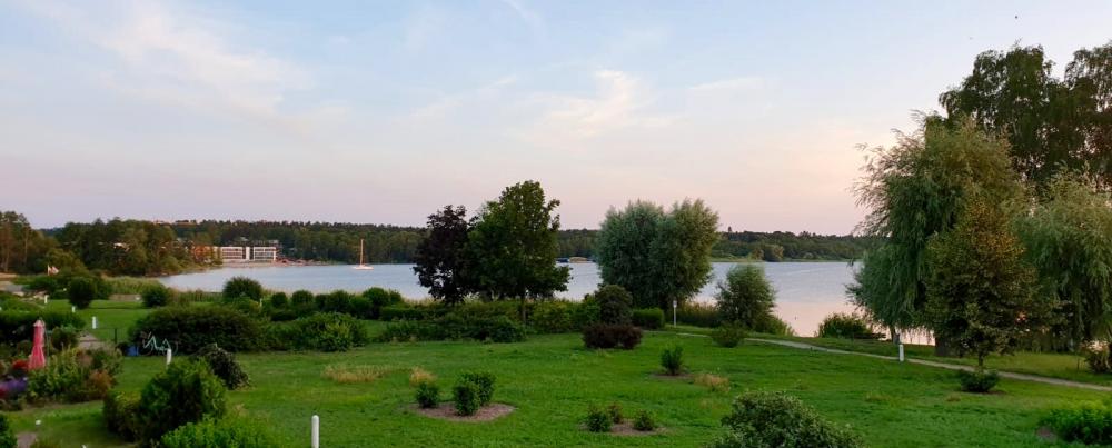 Blick vom Balkon